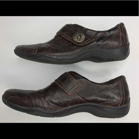 Clark’s Artisian leather upper decorative button 9M - Picture 3 of 9